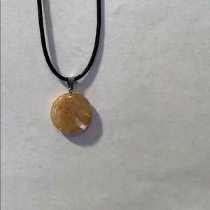 Round gemstone necklace